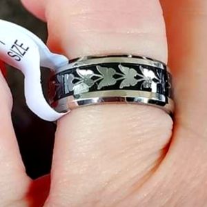 New stainless steel butterfly ring various sizes